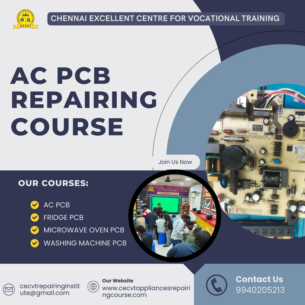 AC PCB Repairing Course in Gir Somnath, Gujarat
