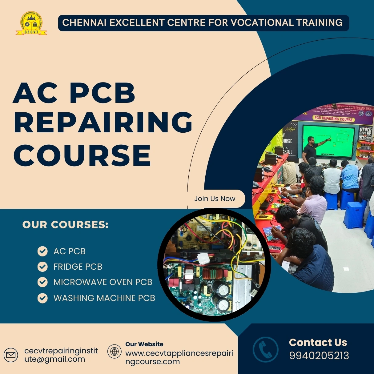 AC PCB Repairing Course in Gir Somnath, Gujarat