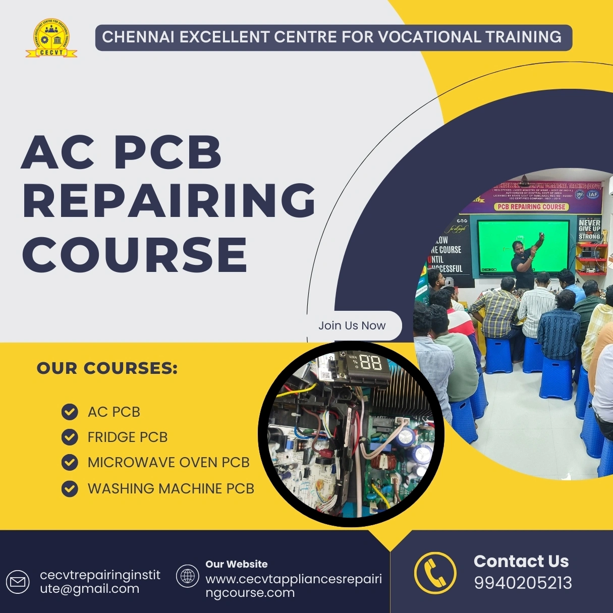 AC PCB Repairing Course in Gir Somnath, Gujarat