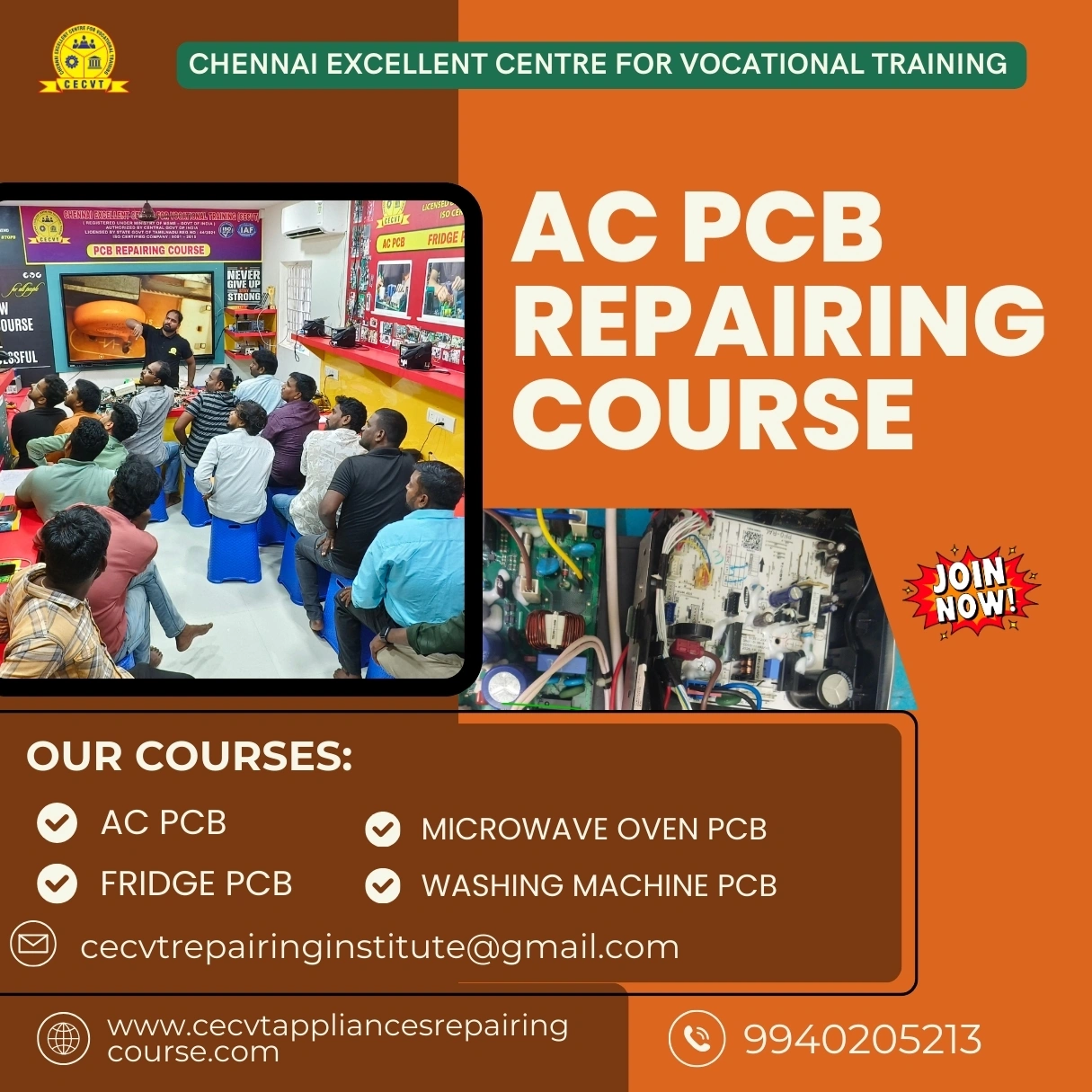 AC PCB Repairing Course in Gir Somnath, Gujarat
