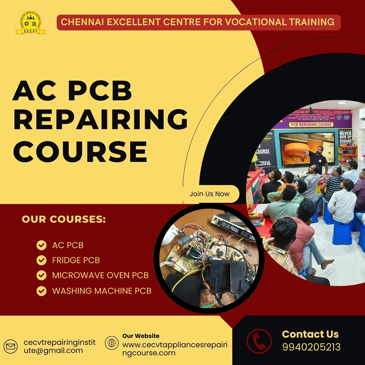 AC PCB Repairing Course in Gir Somnath, Gujarat