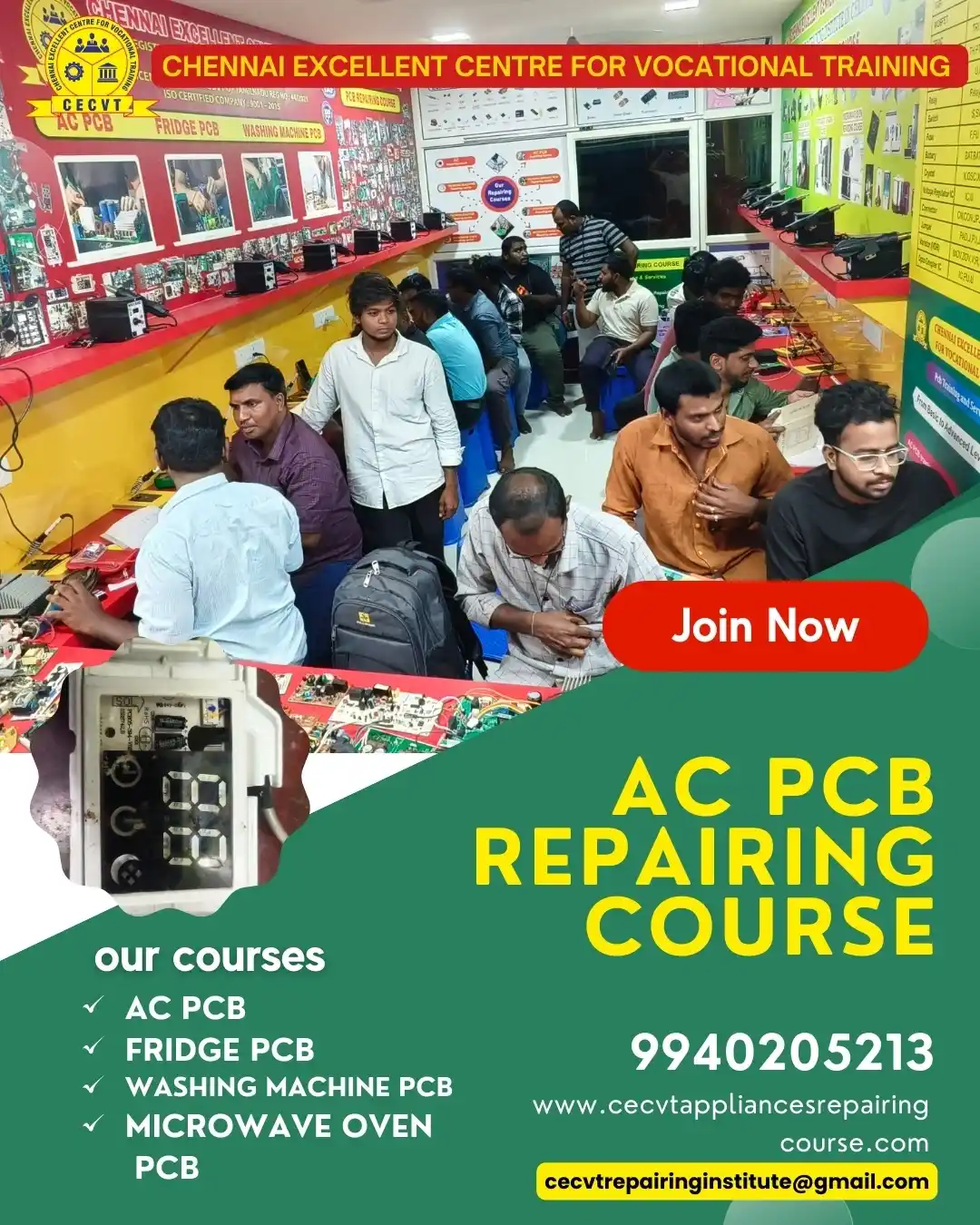 AC PCB Repairing Course in Tirap, Arunachal Pradesh