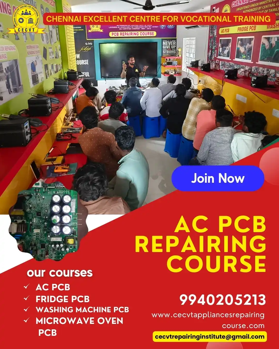 AC PCB Repairing Course in Tirap, Arunachal Pradesh