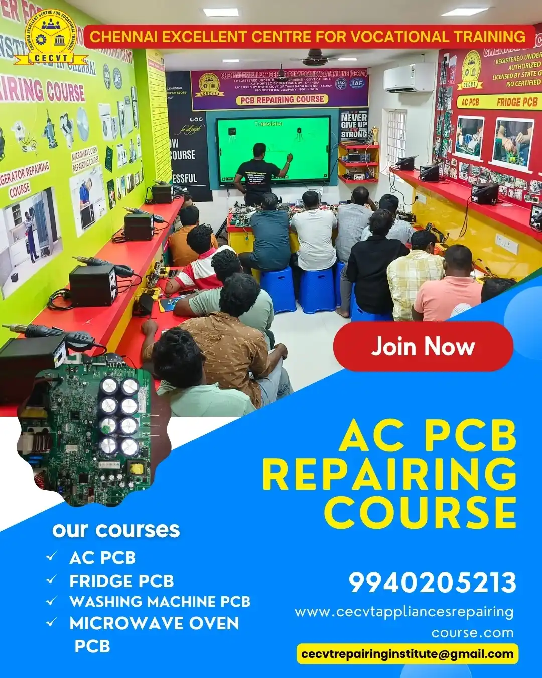 AC PCB Repairing Course in Tirap, Arunachal Pradesh
