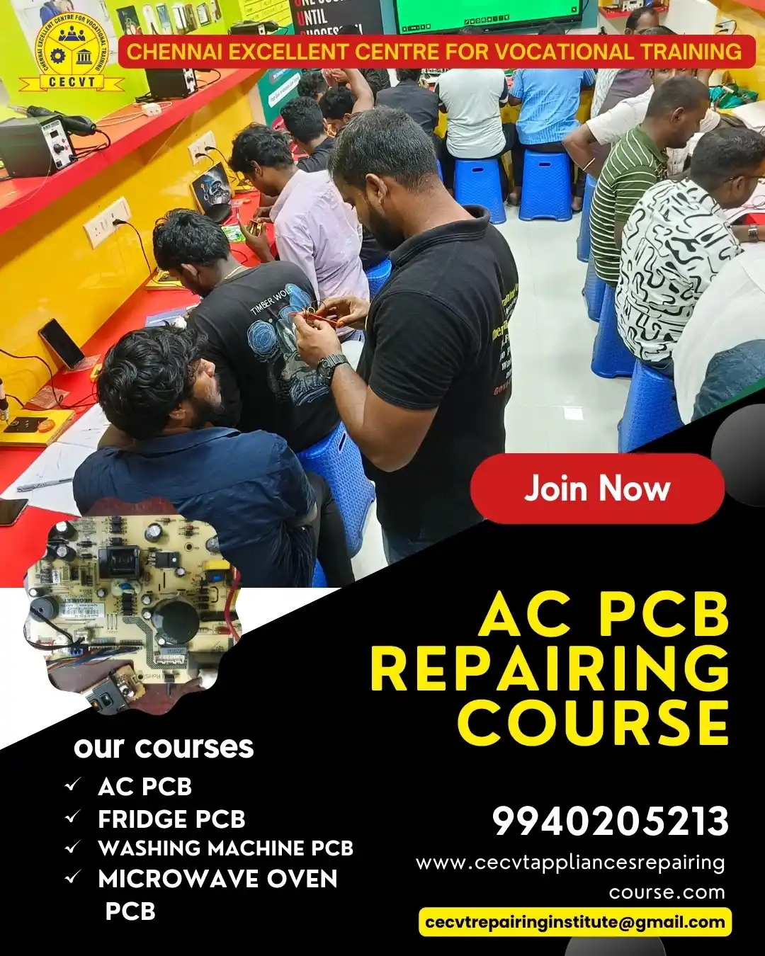 AC PCB Repairing Course in Upper Siang, Arunachal Pradesh