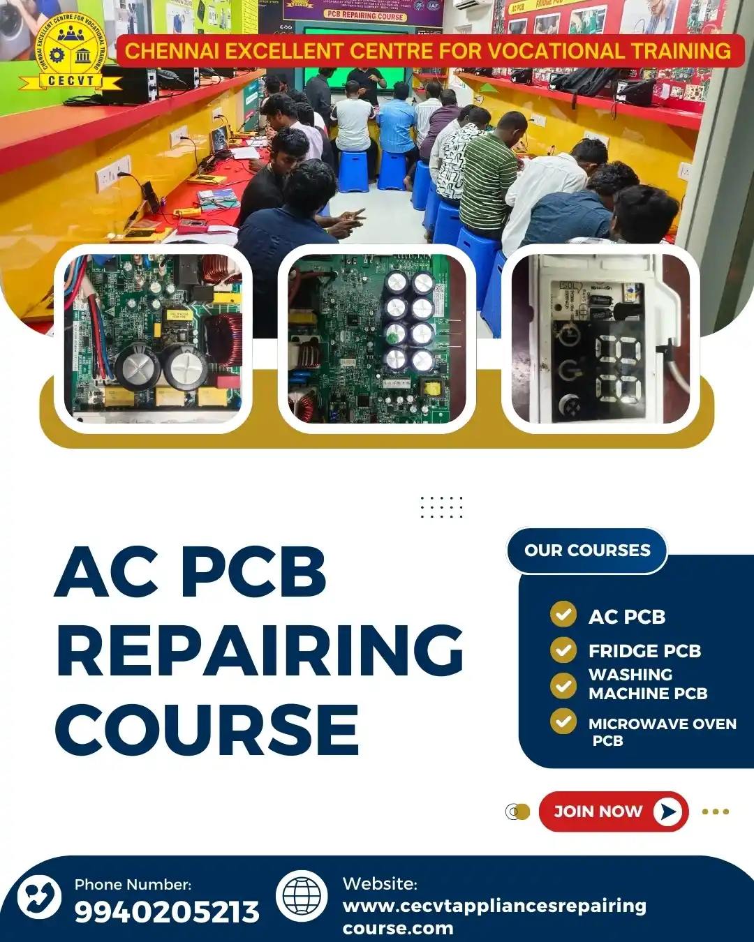 AC PCB Repairing Course in Upper Siang, Arunachal Pradesh