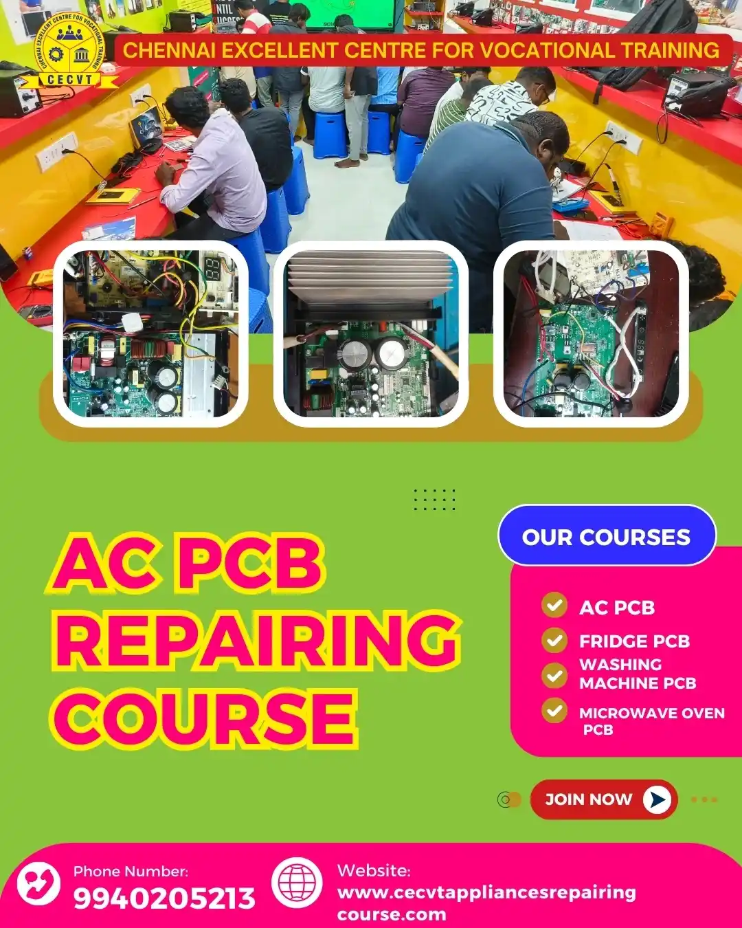 AC PCB Repairing Course in Upper Siang, Arunachal Pradesh