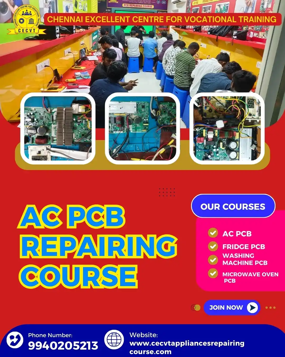 AC PCB Repairing Course in Upper Siang, Arunachal Pradesh
