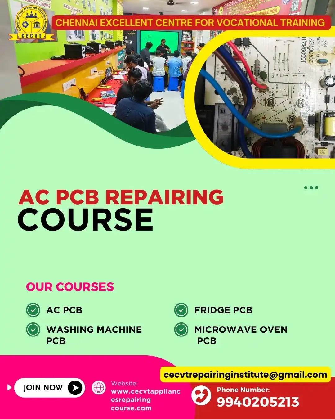 AC PCB Repairing Course in West Kameng, Arunachal Pradesh