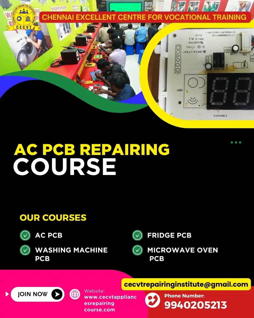 AC PCB Repairing Course in West Kameng, Arunachal Pradesh