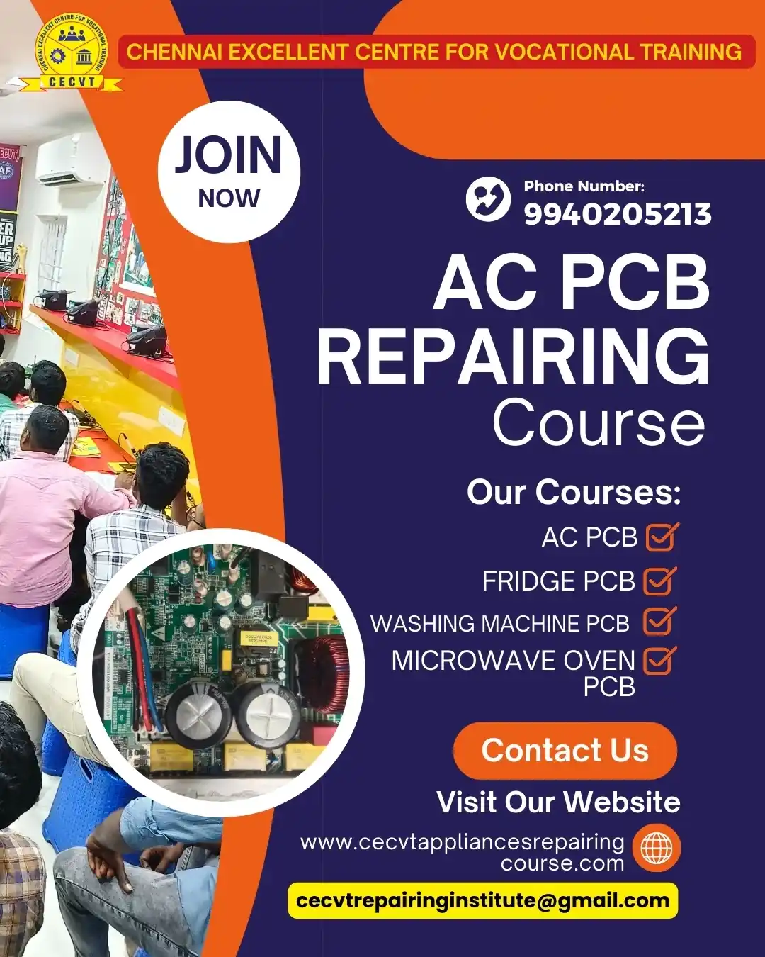 AC PCB Repairing Course in West Kameng, Arunachal Pradesh