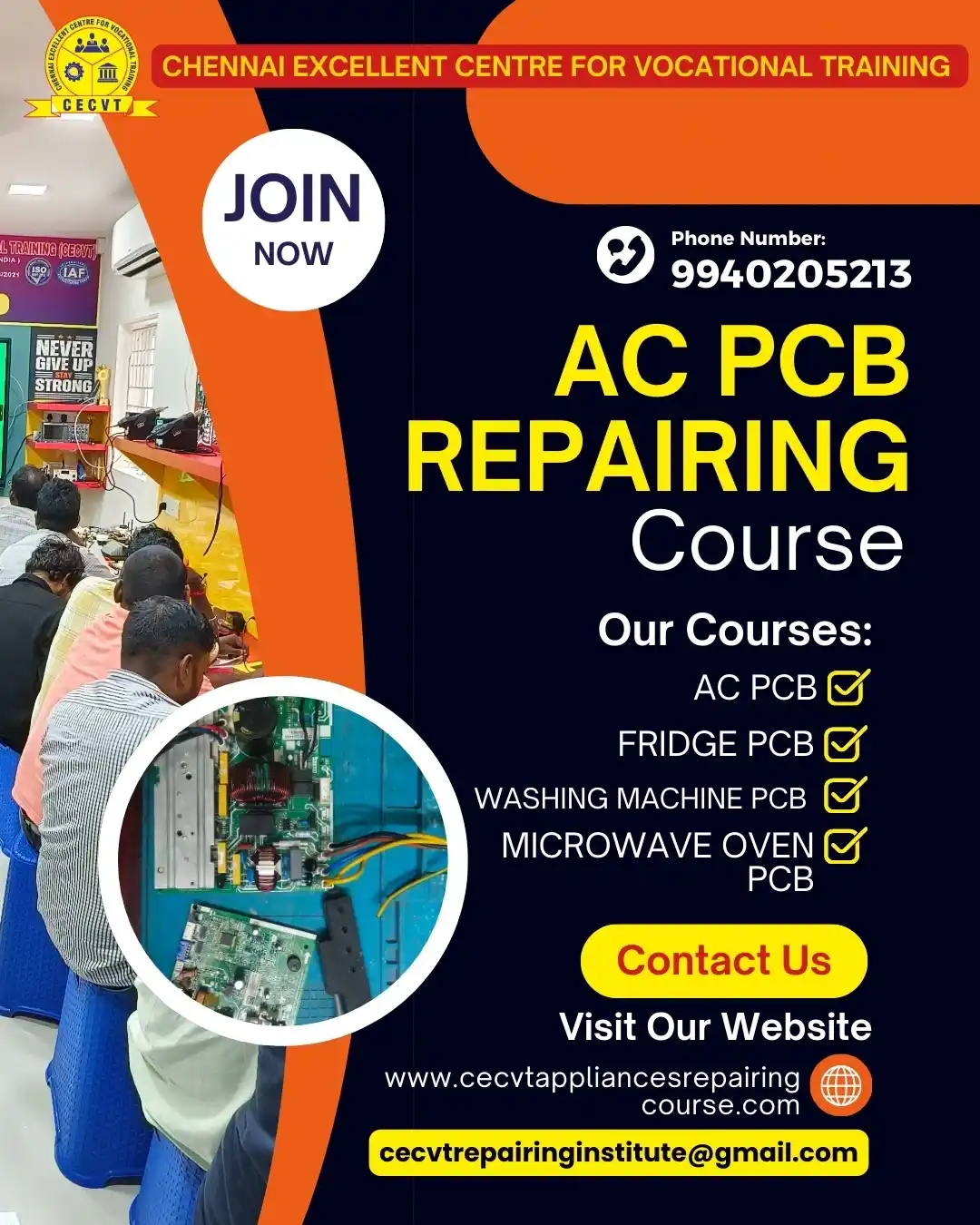 AC PCB Repairing Course in West Siang, Arunachal Pradesh
