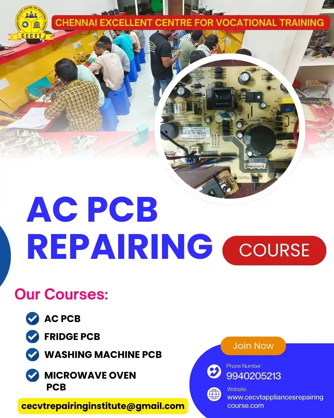 AC PCB Repairing Course in Abul Fazal Enclave, Delhi