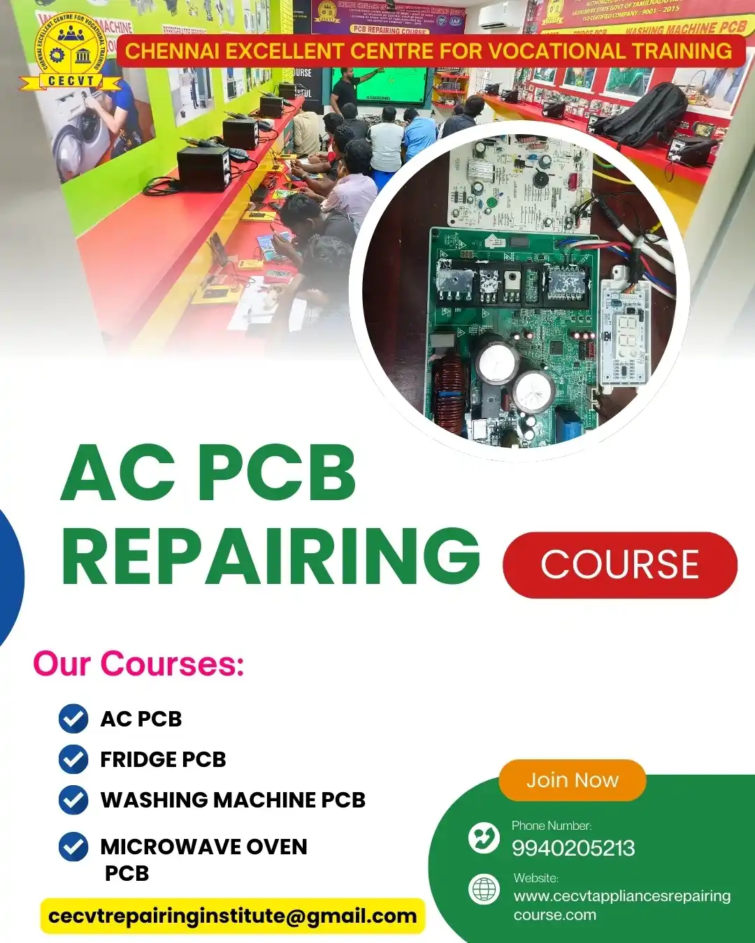 AC PCB Repairing Course in Abul Fazal Enclave, Delhi