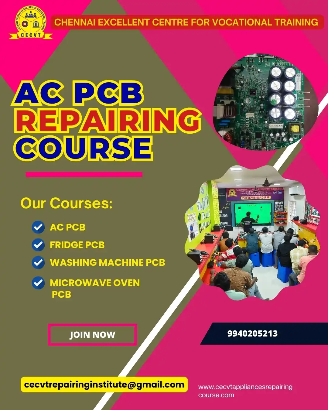 AC PCB Repairing Course in Adarsh Nagar, Delhi