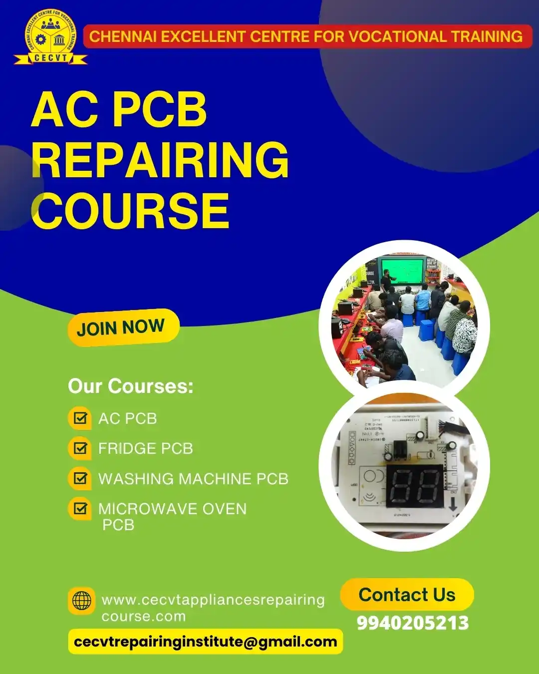 AC PCB Repairing Course in Adarsh Nagar, Delhi