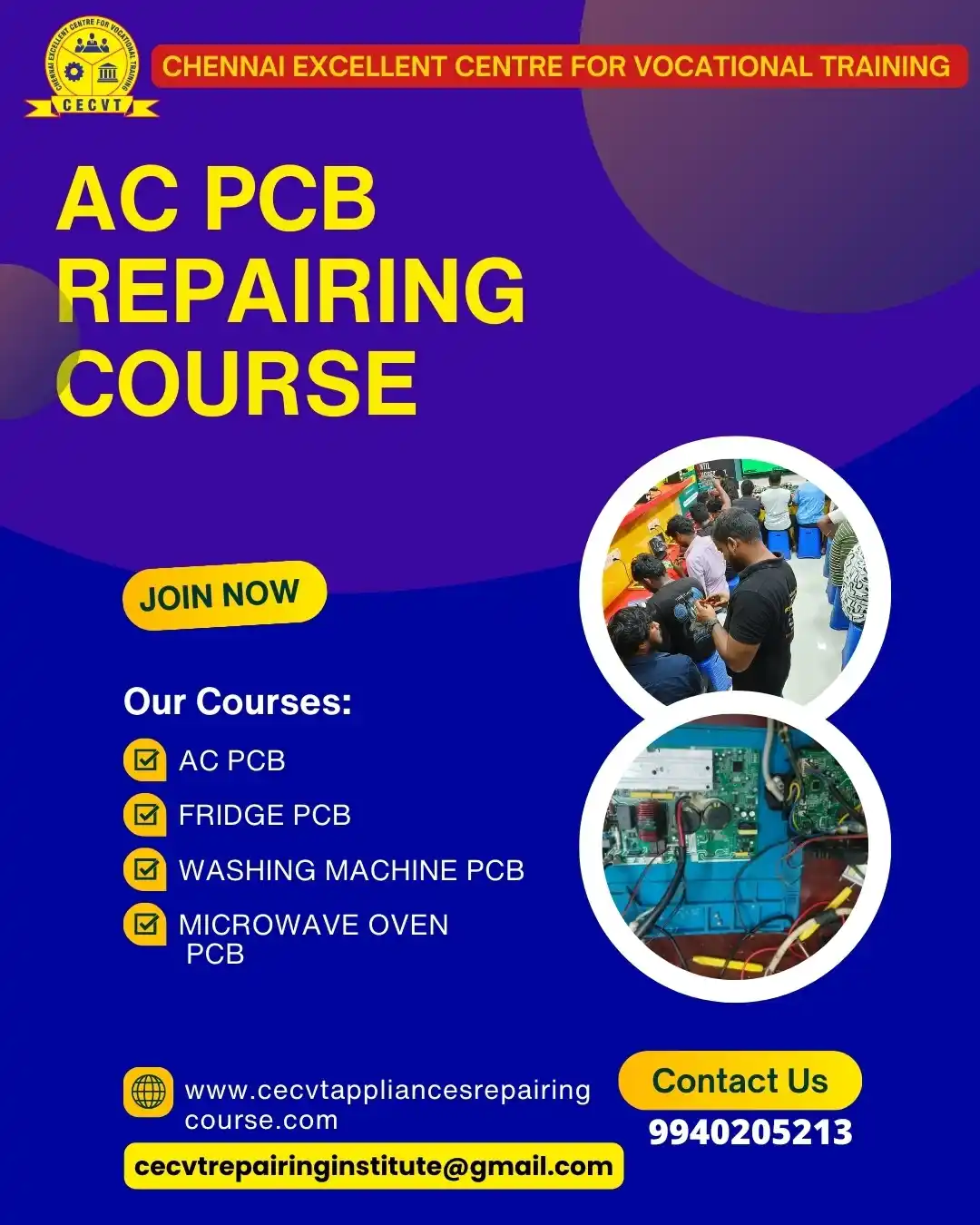 AC PCB Repairing Course in Adarsh Nagar, Delhi