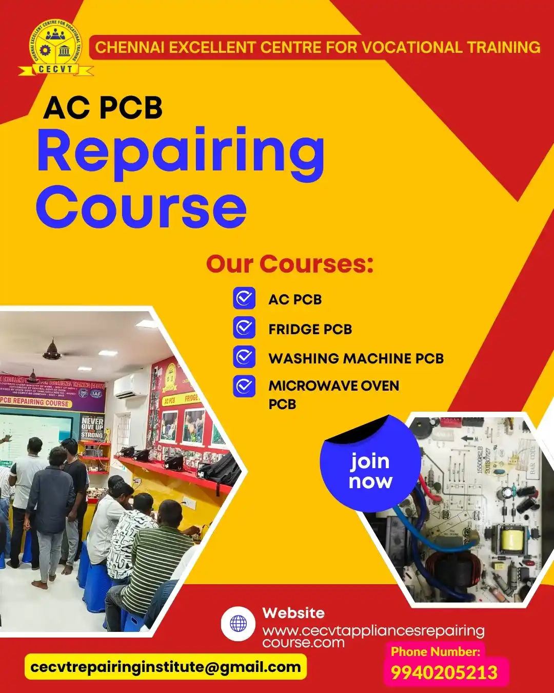 AC PCB Repairing Course in Bankata