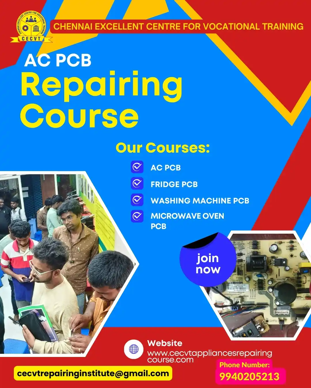 AC PCB Repairing Course in Bankata