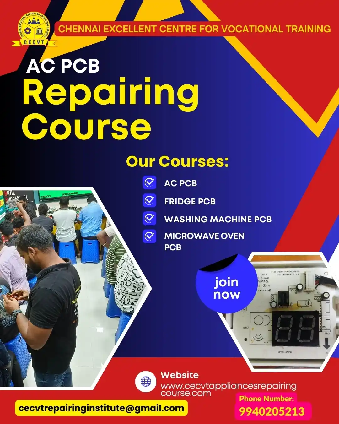 AC PCB Repairing Course in Bankata