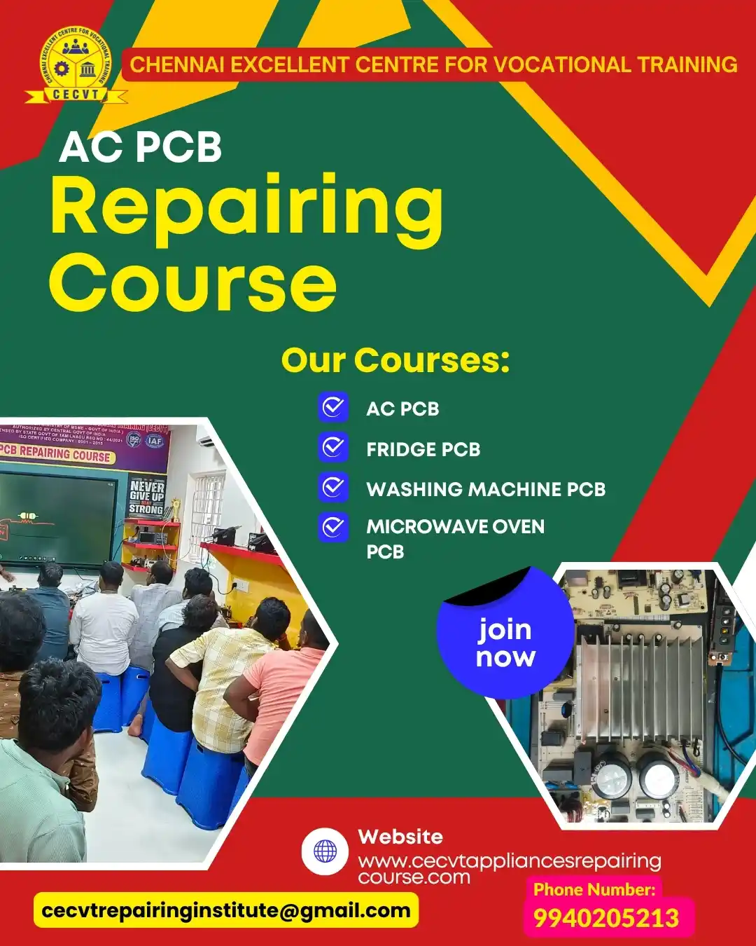 AC PCB Repairing Course in Bankata