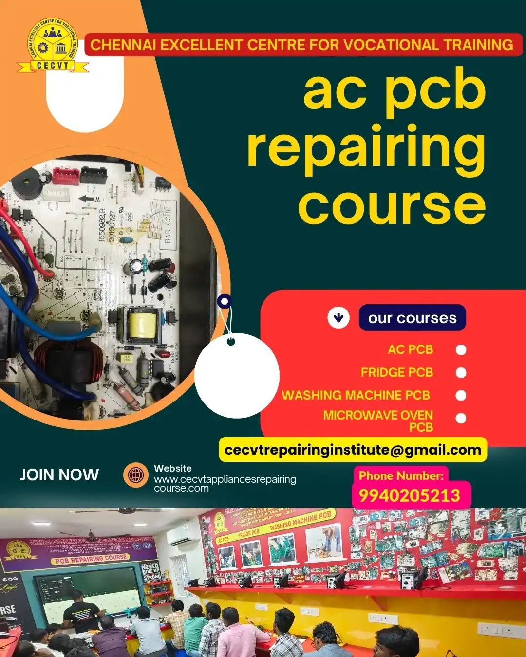 AC PCB Repairing Course in Bankata