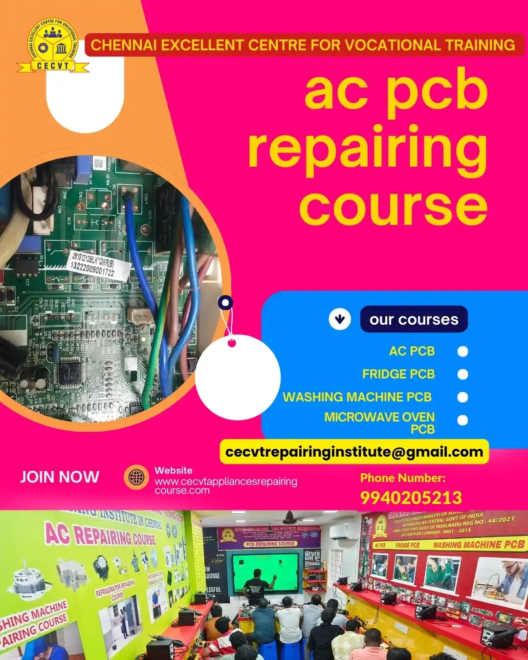 AC PCB Repairing Course in Bansdih