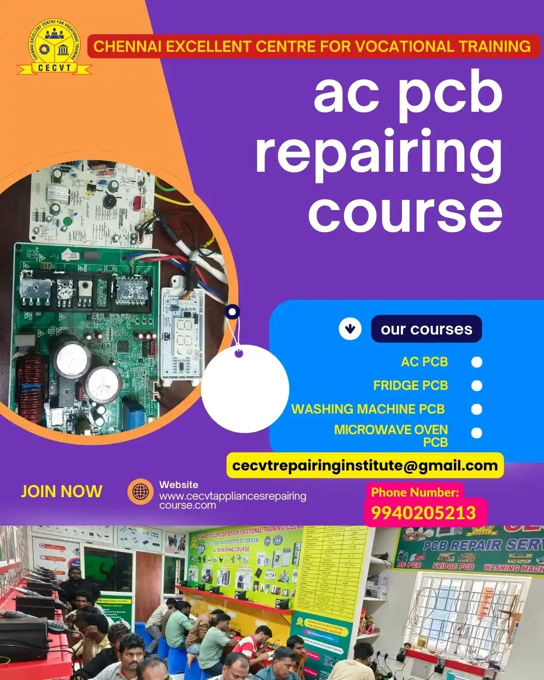 AC PCB Repairing Course in Bansdih