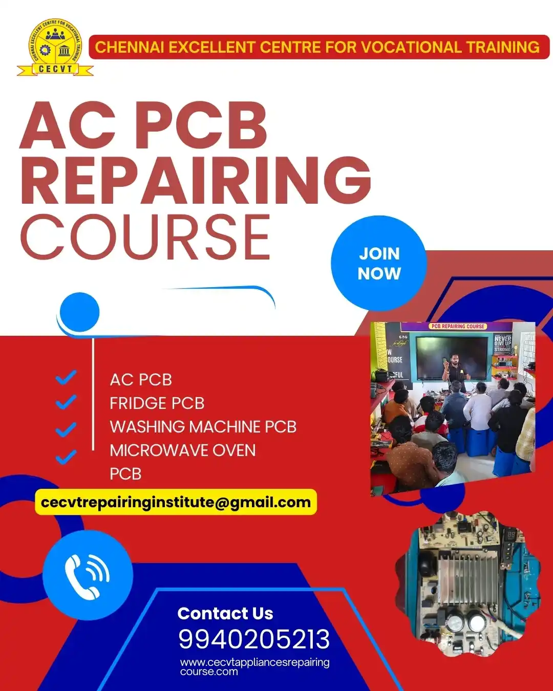 AC PCB Repairing Course in Bansdih