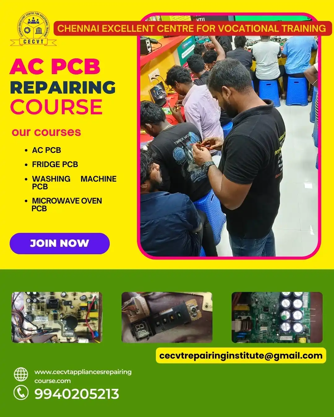 AC PCB Repairing Course in Barakhamba Road - Delhi
