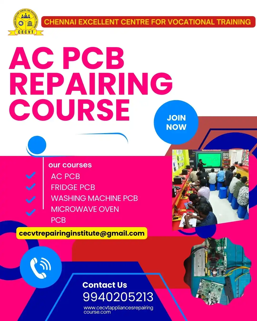 AC PCB Repairing Course in Baraut