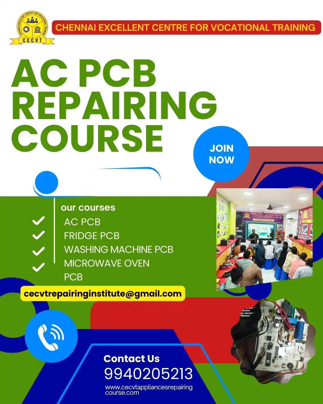 AC PCB Repairing Course in Baraut