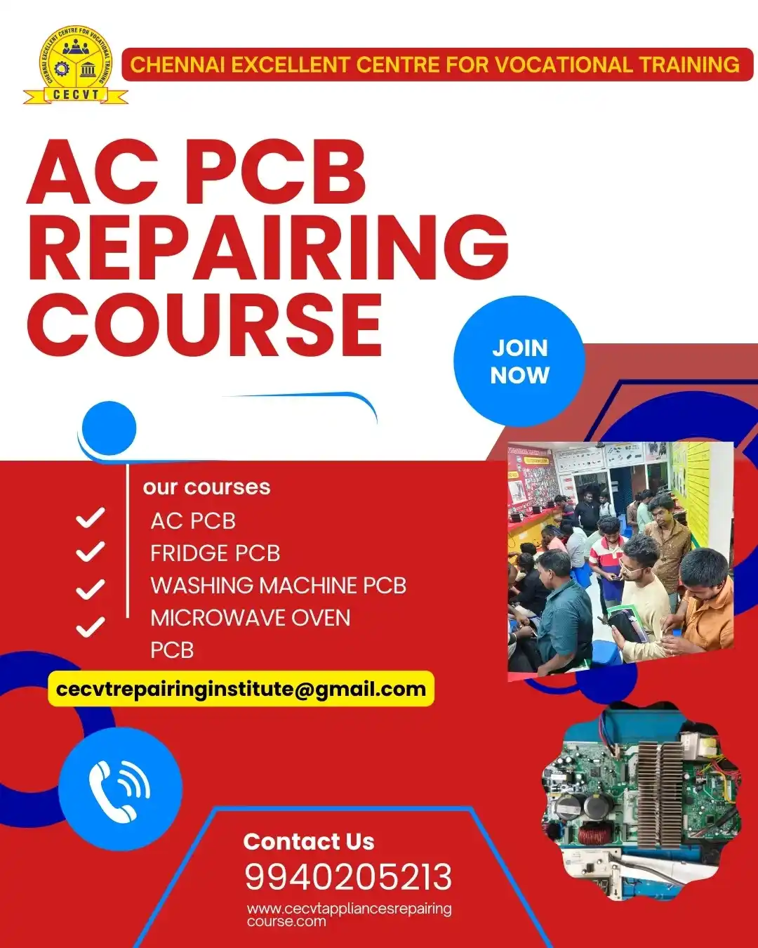 AC PCB Repairing Course in Baraut