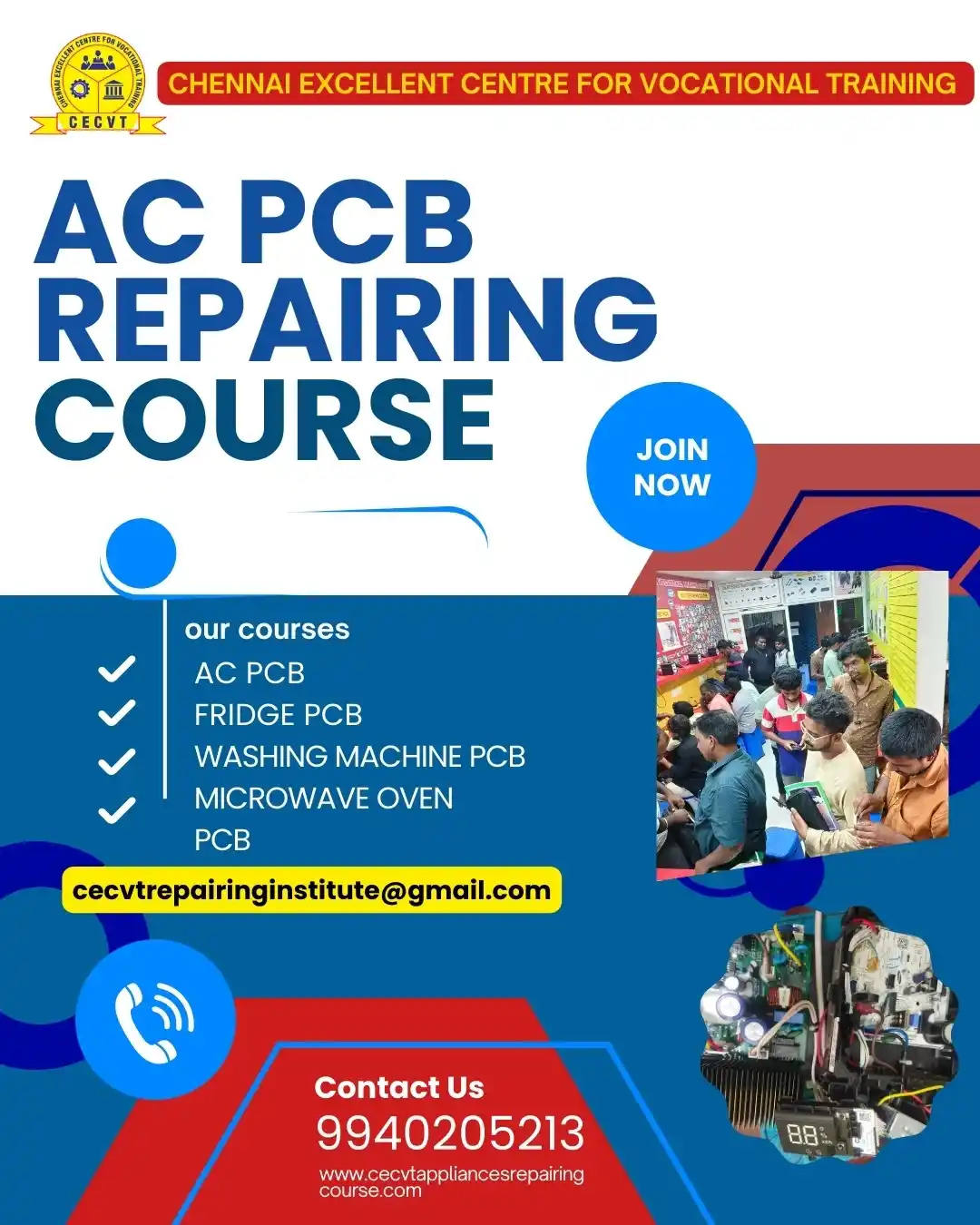 AC PCB Repairing Course in Baraut