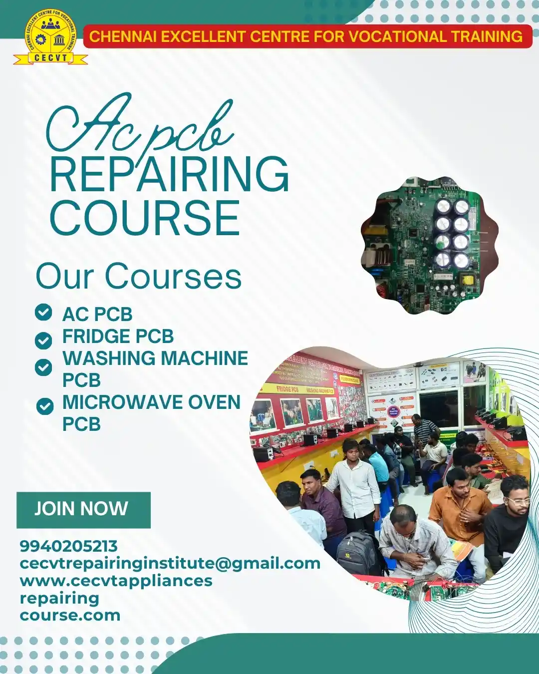 AC PCB Board Mechanic Course in Central Delhi
