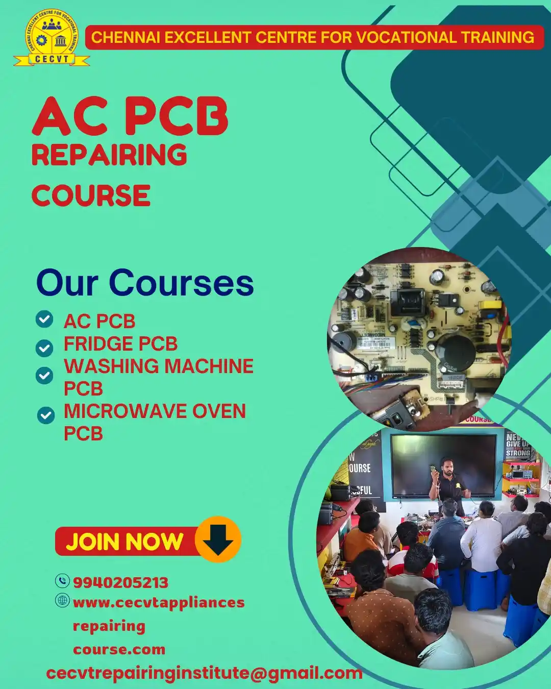 AC PCB Board Mechanic Course in East Delhi