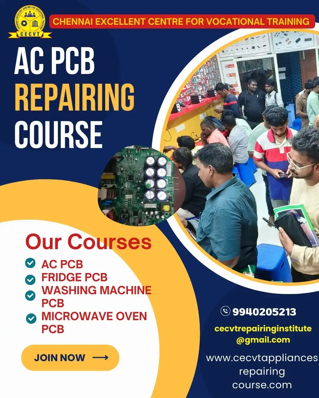 AC PCB Repairing Course in Nagaon