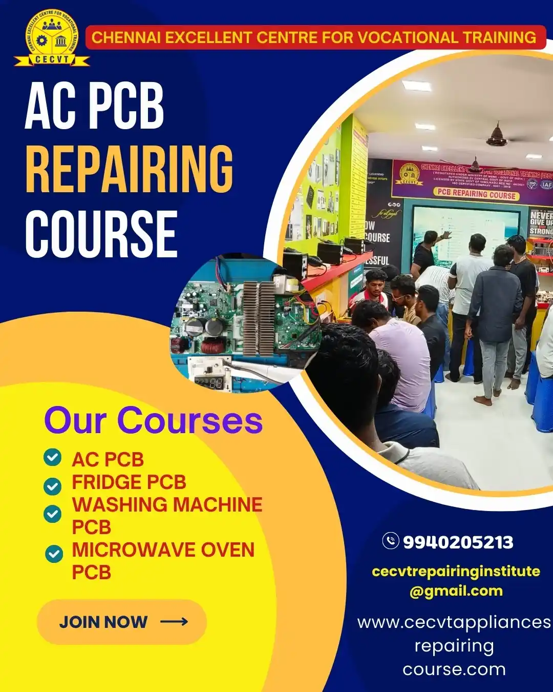 AC PCB Repairing Course in Nalbari, Assam