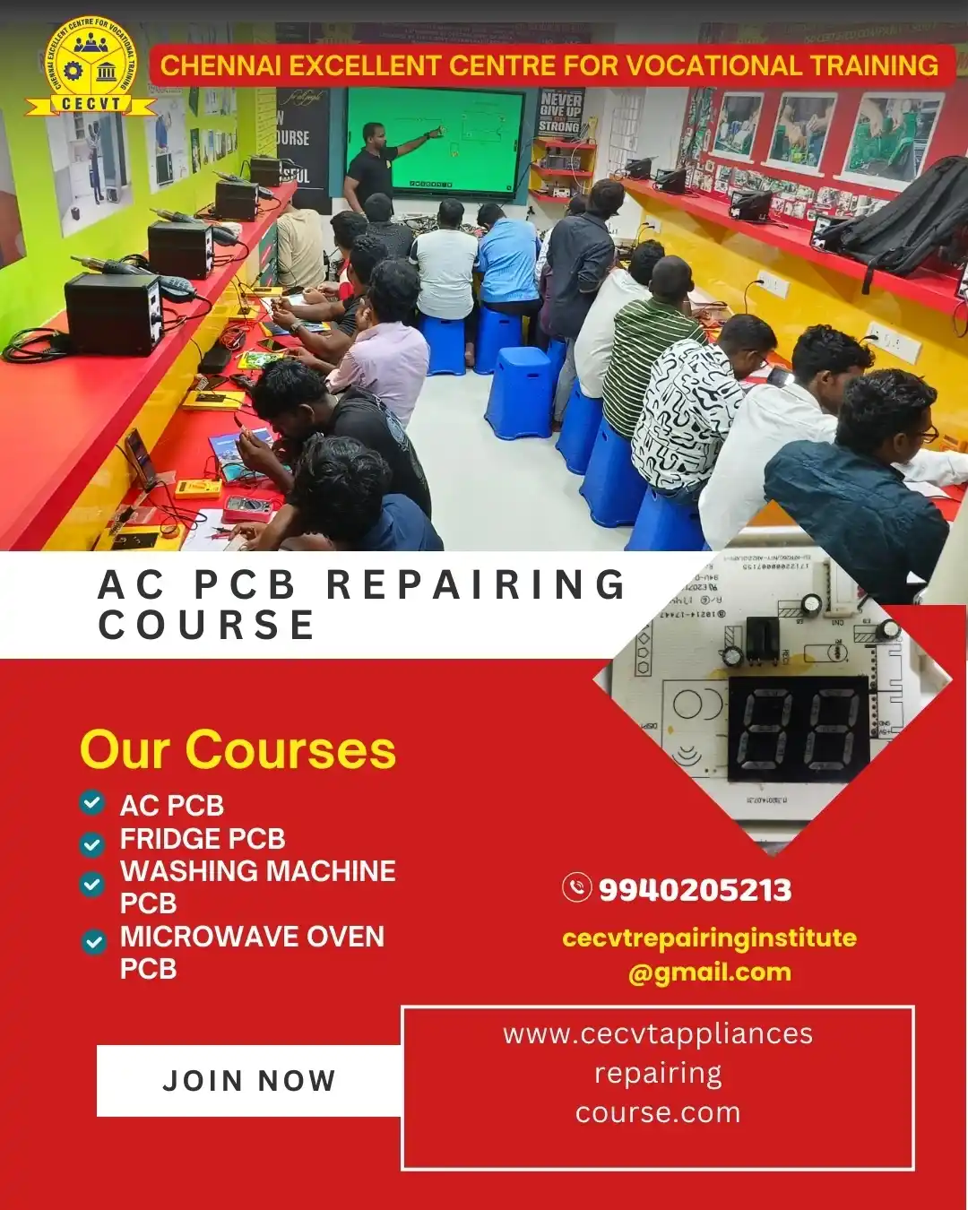 AC PCB Repairing Course in Nalbari, Assam