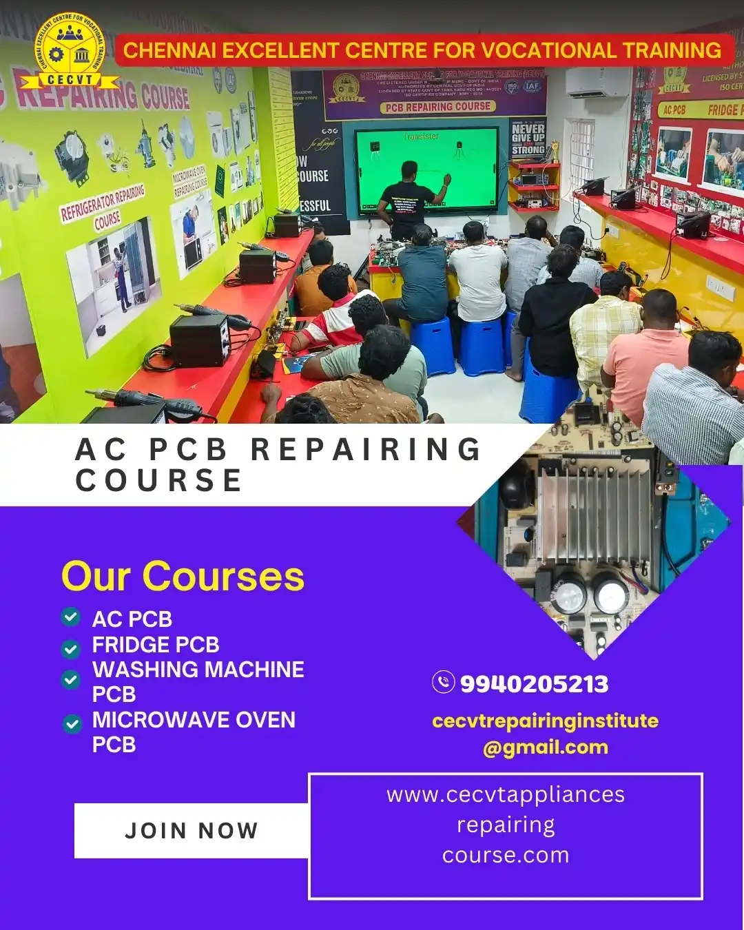 AC PCB Repairing Course in Sivasagar, Assam