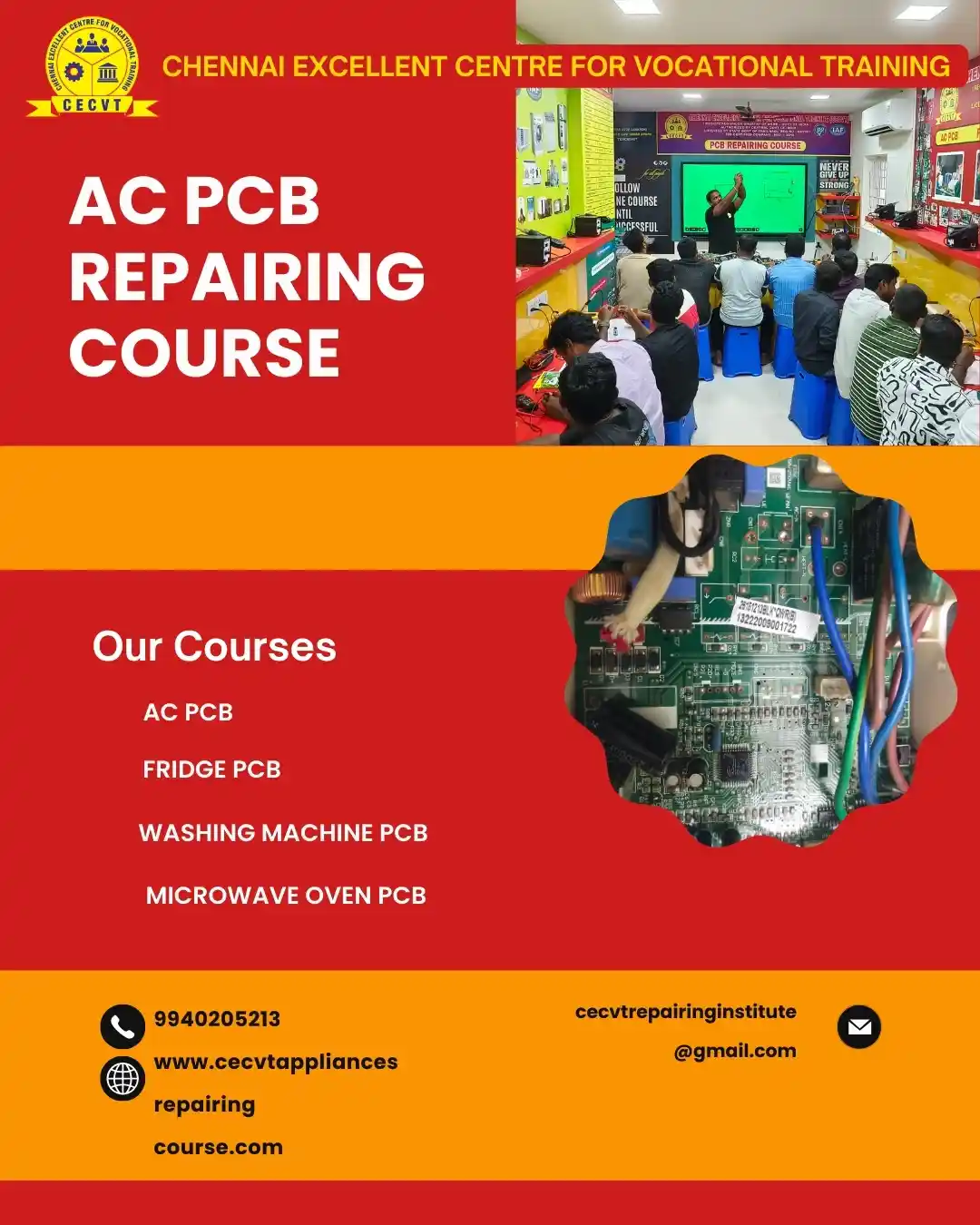 AC PCB Board Mechanic Course in North Delhi
