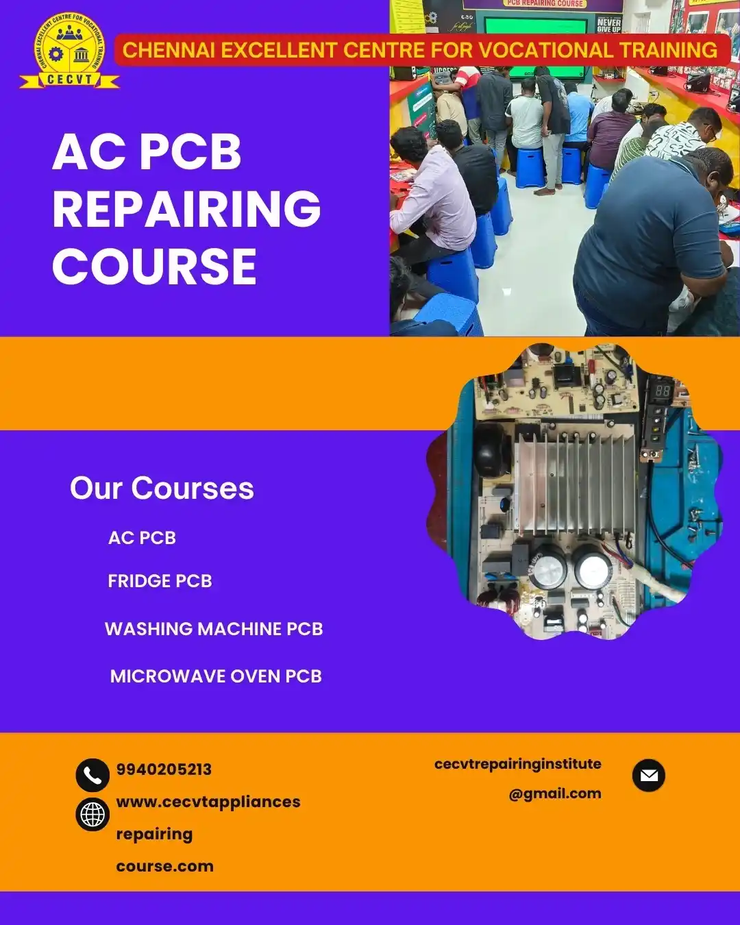 AC PCB Repairing Course in Amaniganj