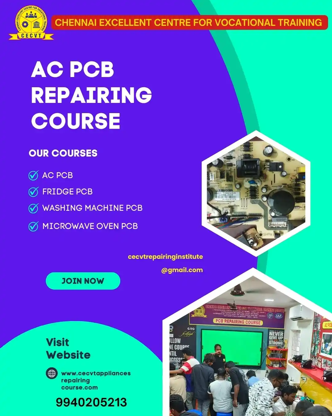 AC PCB Repairing Course in Anand Vihar