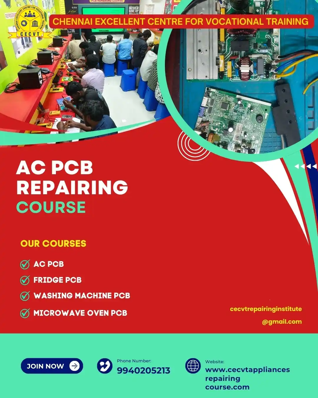 AC PCB Repairing Course in Andrews Ganj