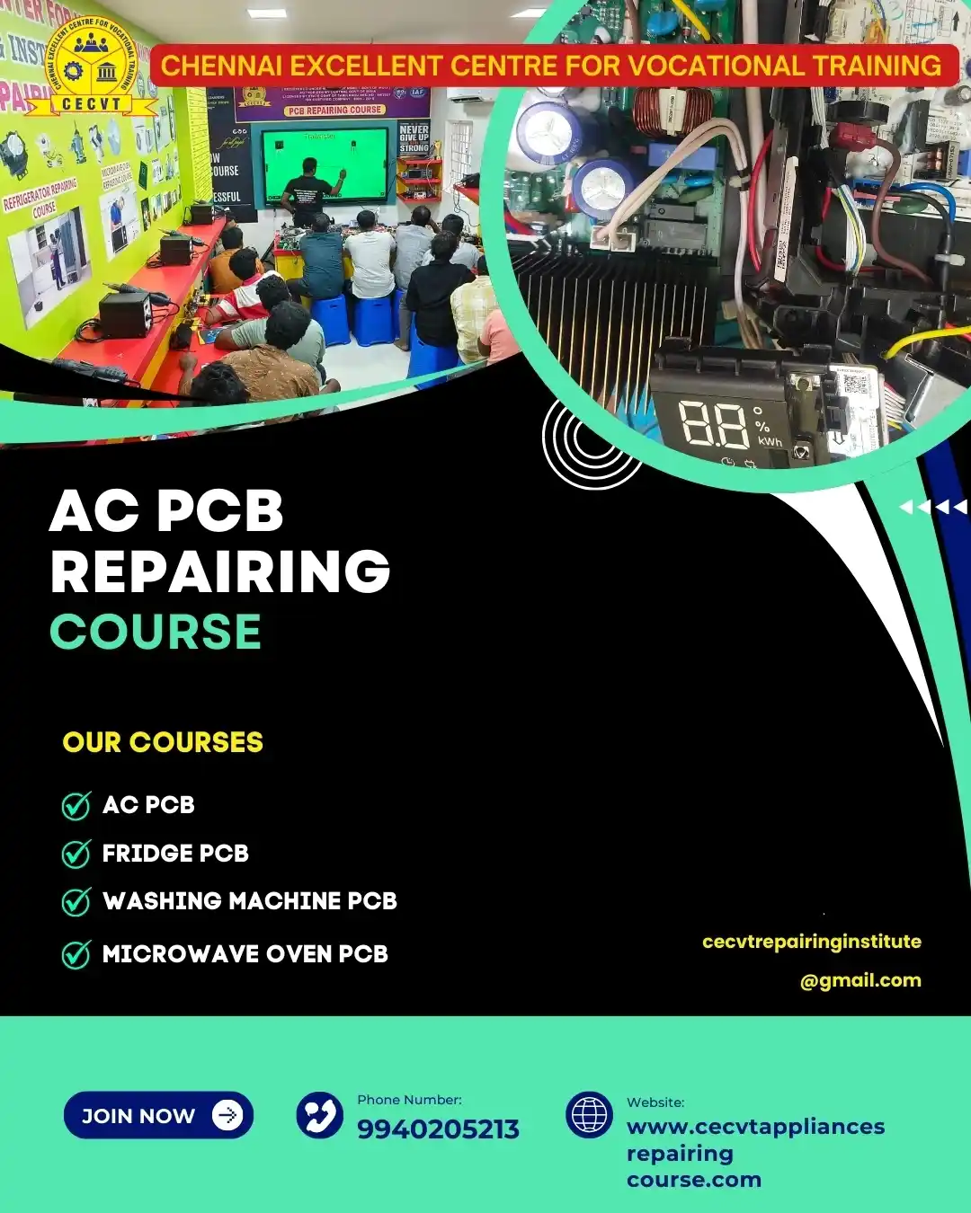 AC PCB Repairing Course in Sribhumi, Assam