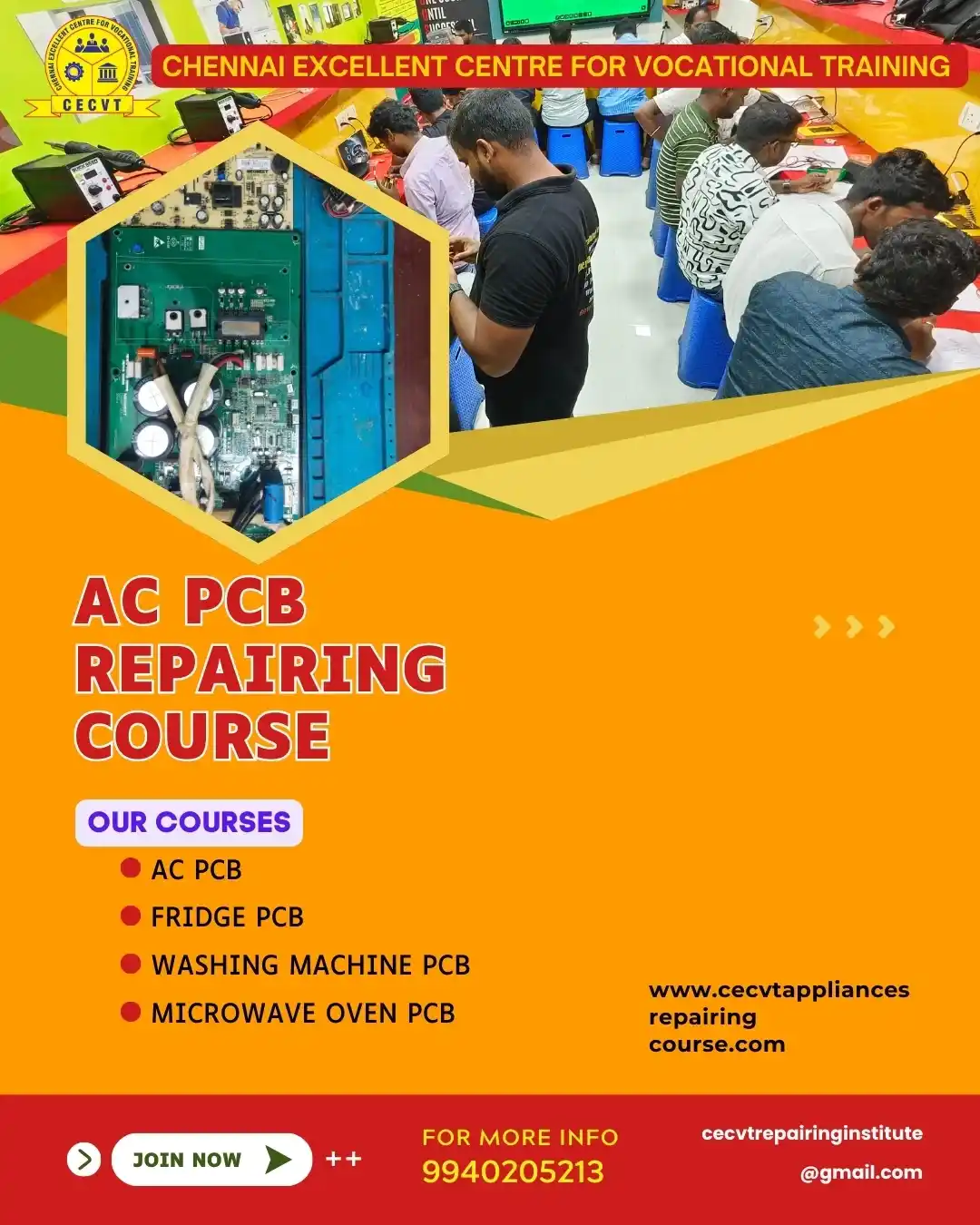 AC PCB Repairing Course in Tinsukia, Assam
