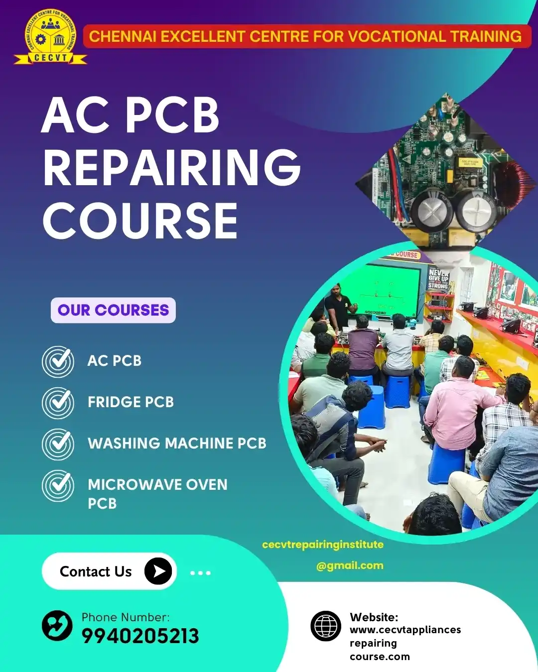AC PCB Repairing Course in Tinsukia, Assam