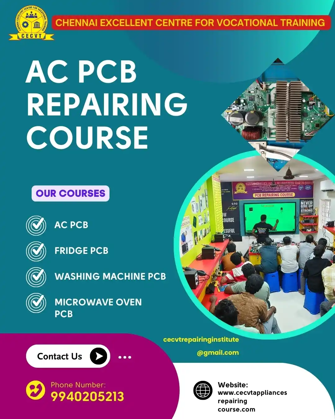 AC PCB Repairing Course in Aonla