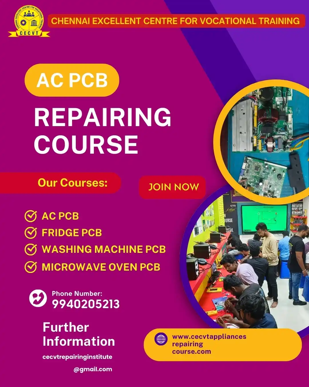 AC PCB Repairing Course in Udalguri, Assam
