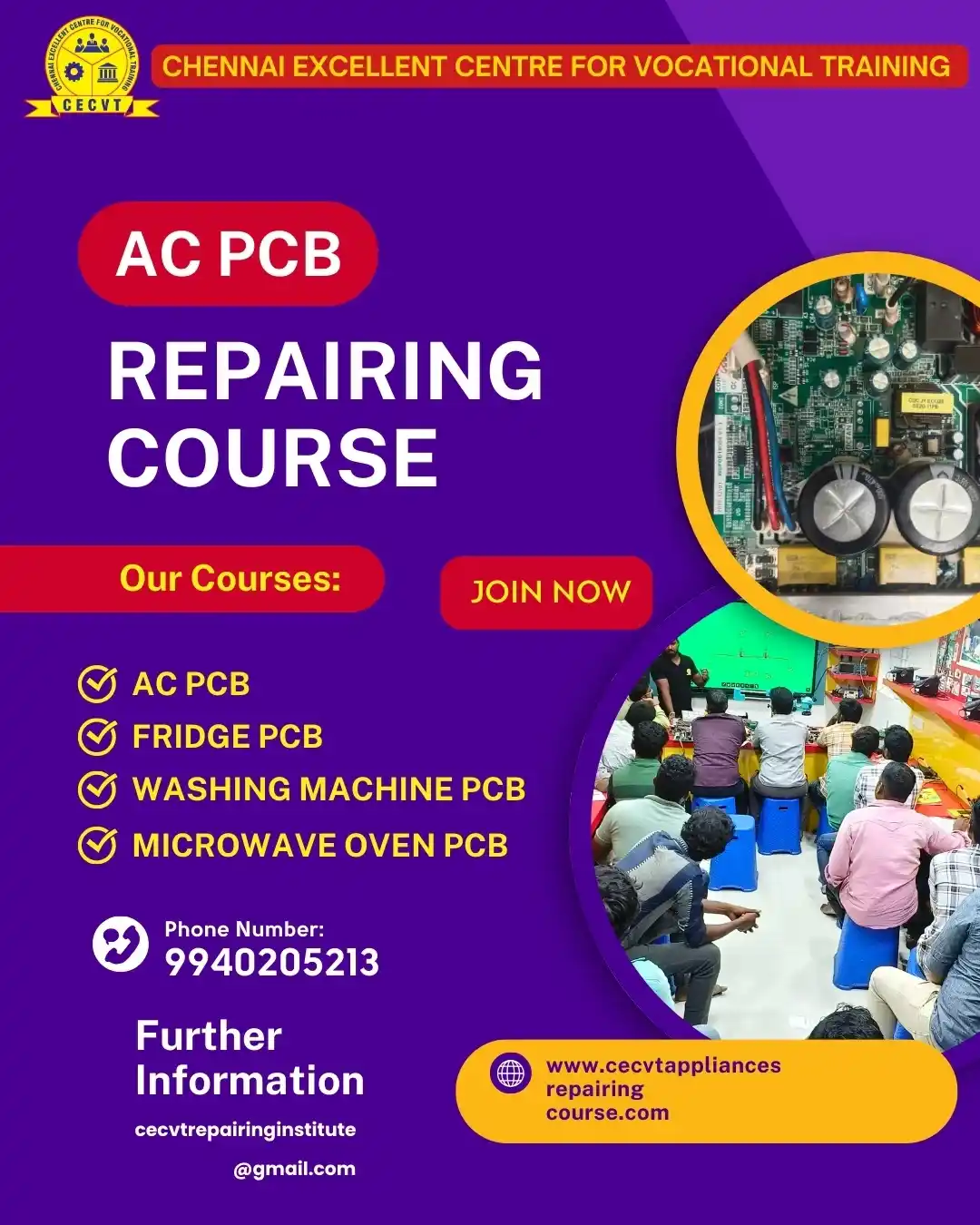 AC PCB Repairing Course in Aonla